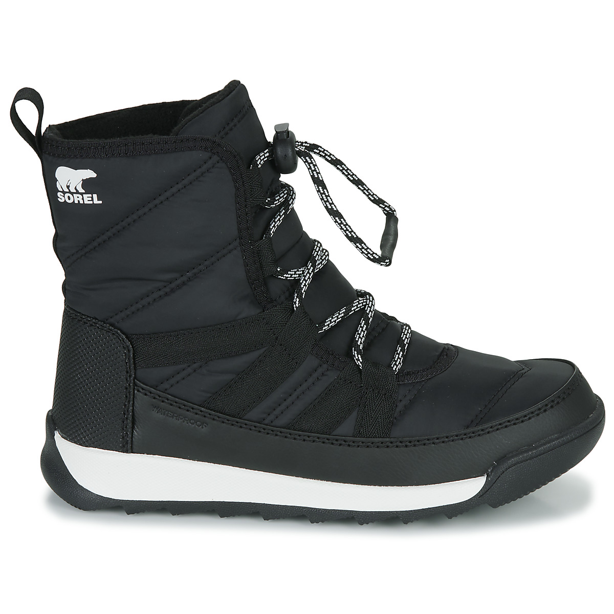 Sorel YOUTH WHITNEY II SHORT LACE WP Nero Scarpe da neve Bambino - Imagen 2